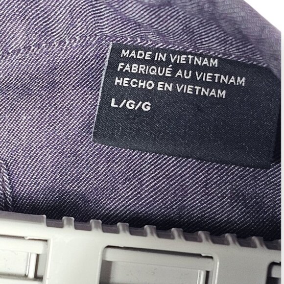 Armani Exchange (A|X) Short Sleeve Button Down - Men's Large - Purple Fitted - Picture 7 of 10